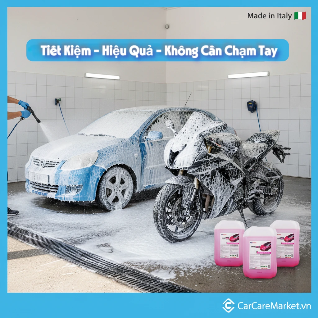 dung dịch rửa xe ekokemika bio 20 siêu tiết kiệm