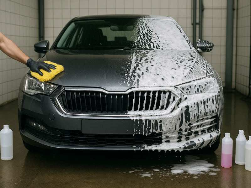 Rửa xe không chạm và rửa xe truyền thống: Ưu & nhược điểm