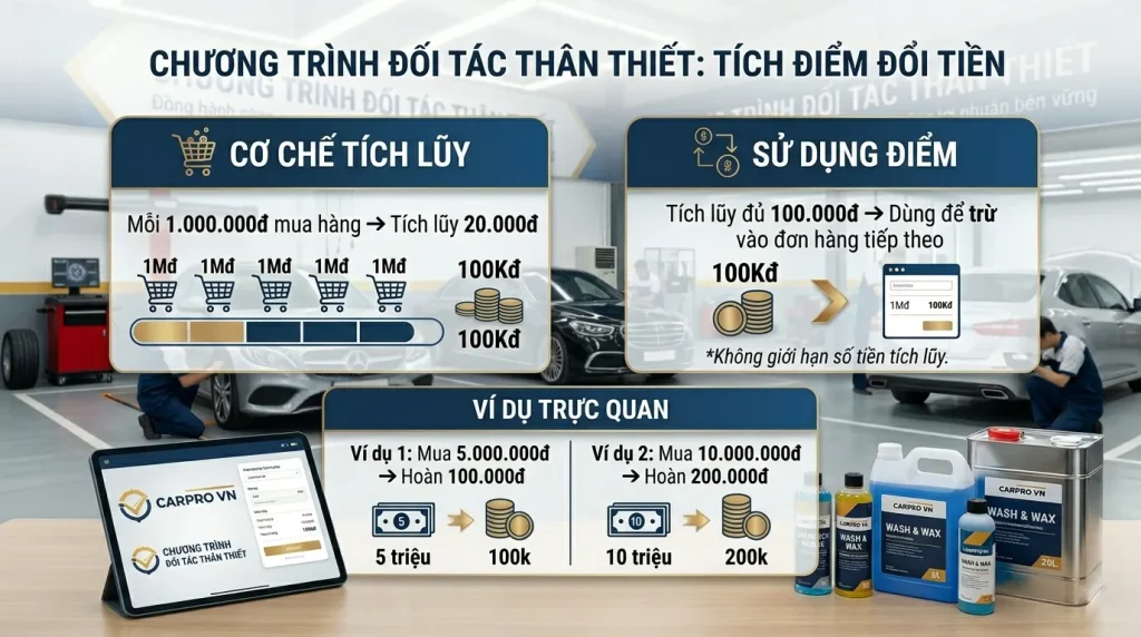 chương trình tích điểm đổi tiền